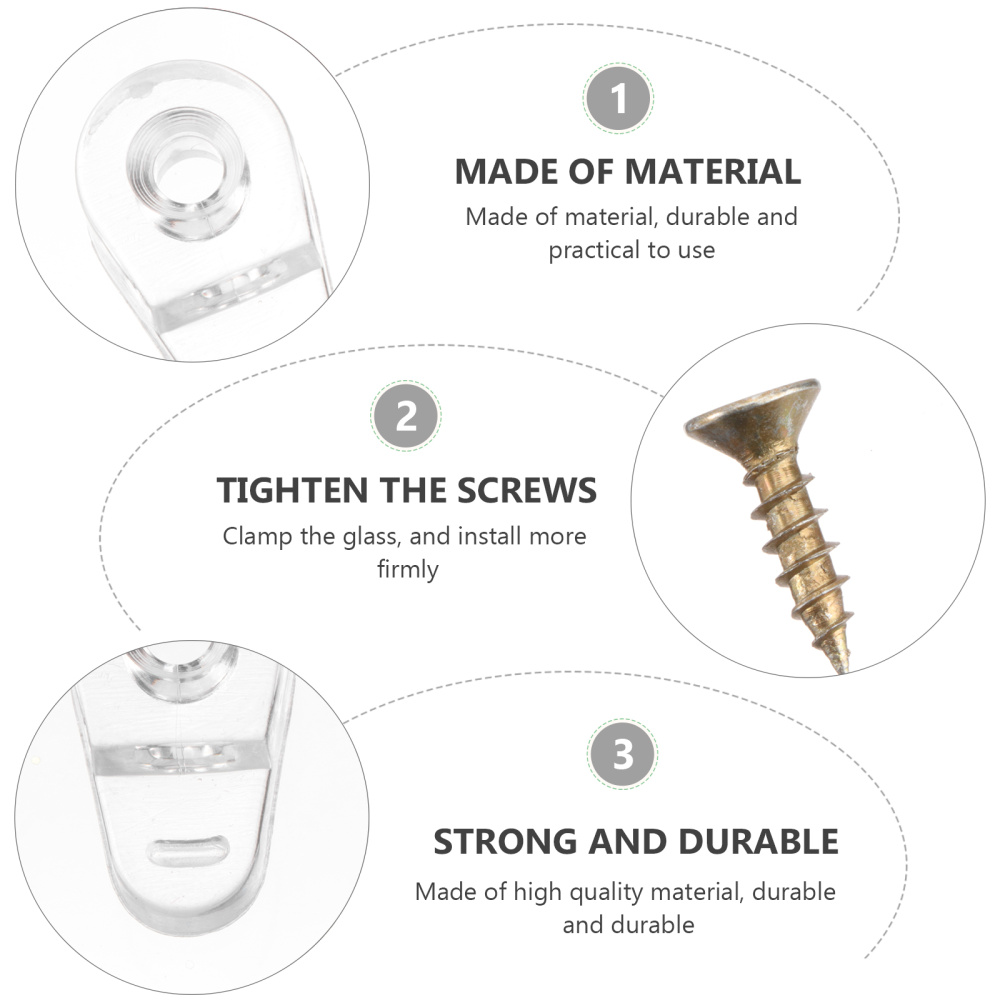 20Pcs Glass Door Clips Fixing  - Glass Door Hinge review and price
